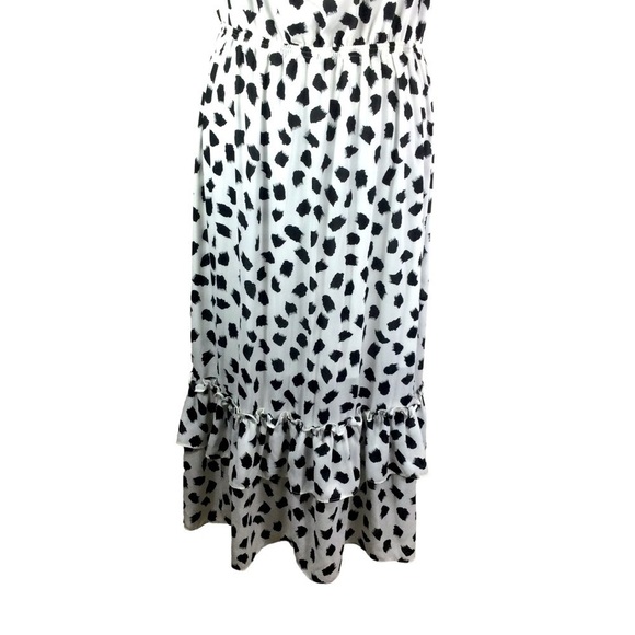 Lane Bryant x Beauticurve Chiffon Polka Dot Maxi Dress - Picture 8 of 14